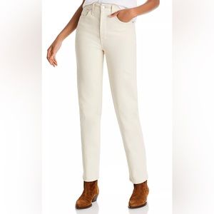 Madewell Perfect Vintage High Rise Straight Leg Jeans
